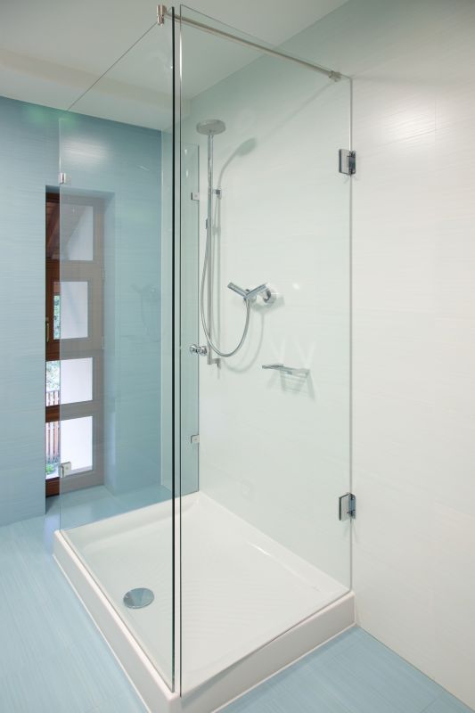 Modern Shower Installation Scene
